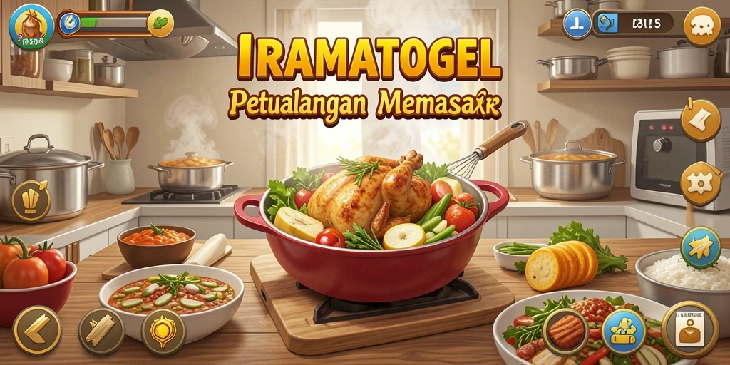 Antarmuka permainan IRAMATOGEL yang menarik dan intuitif.
