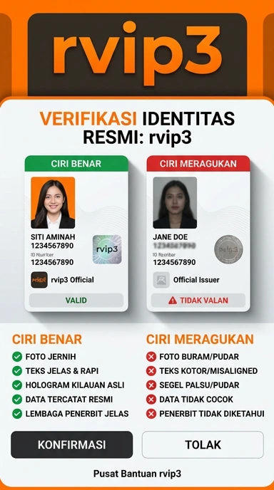 Tampilan kanal resmi rvip3